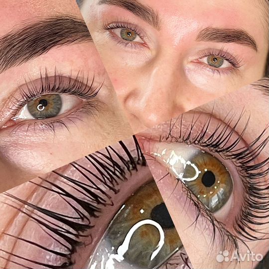 Ламинирование ресниц/ бровей + ботокс