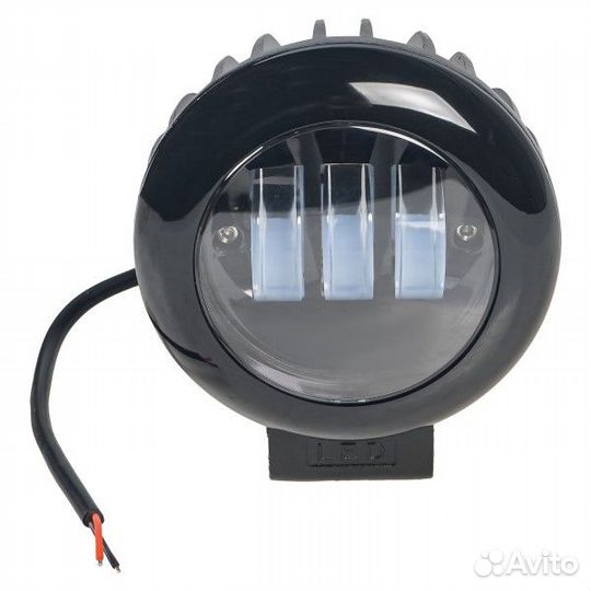 Фара светодиодная дополнительная 3 LED 27W круглая
