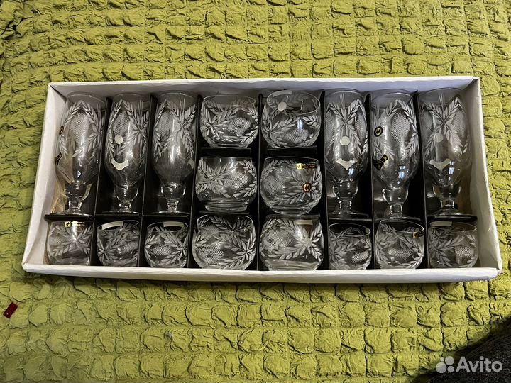 Сервиз Гусь Хрустальный