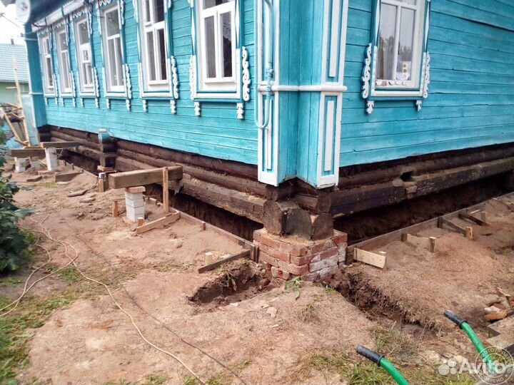 Замена венцов деревянного дома