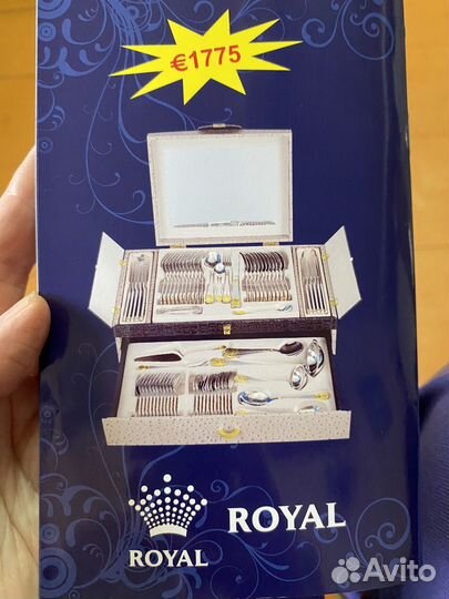 Набор столовых приборов новый Royal 72 предмета