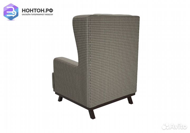 Кресло Джон Люкс рогожка бежевая