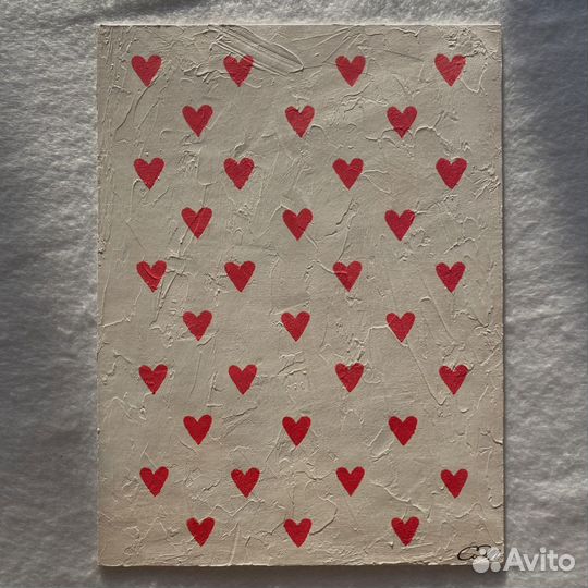 Картина акрилом любовь