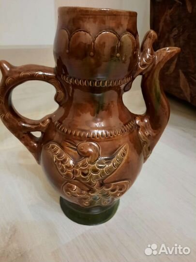 Кувшин керамика ссср.Обливная керамика,Большой