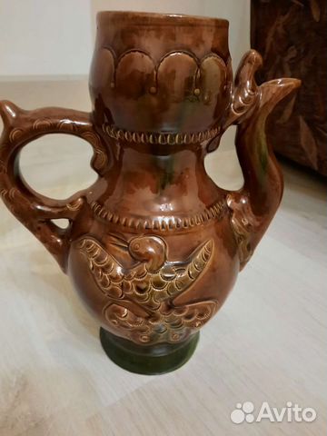 Кувшин керамика ссср.Обливная керамика,Большой