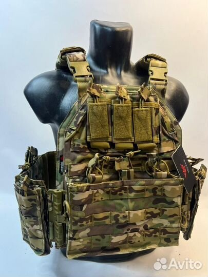 Бронежилет бр5 мультикам yakeda плитник+ бок плиты