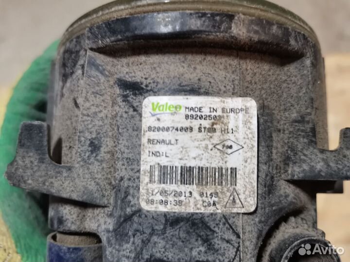 Фара противотуманная 8200074008 Valeo