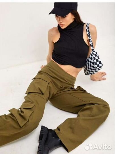 Брюки карго новые