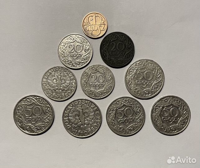 Монеты Европы (1) Польша-Чехия
