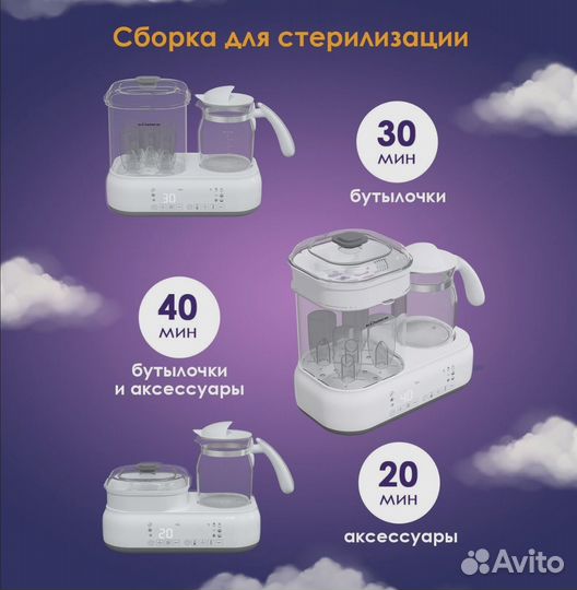 Подогреватель-стерилизатор Kunder с чайником