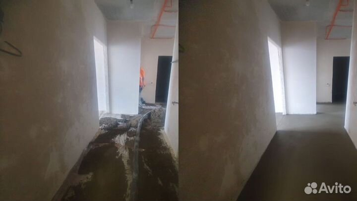 Полусухая стяжка пола под ключ