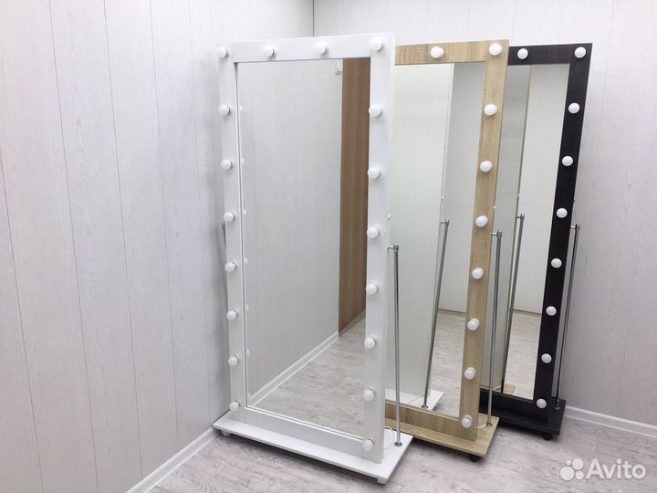 Зеркало ростовое на колесиках новое