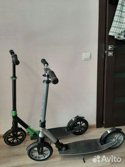 Самокат с большими колесами