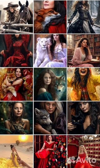 Арт фотография через нейросеть