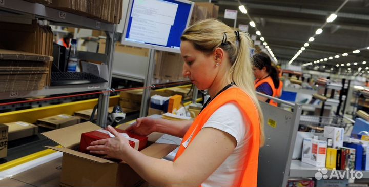 Упаковщики Косметики на складе. Жилье+Обед