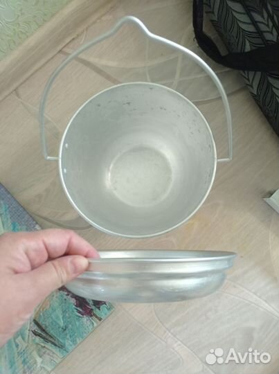 Котелок туристический алюминиевый 2,5л новый