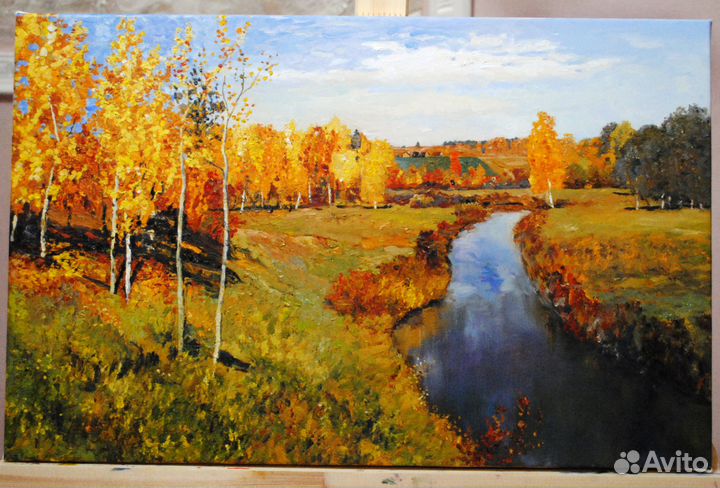 Картина маслом - репродукция Левитан