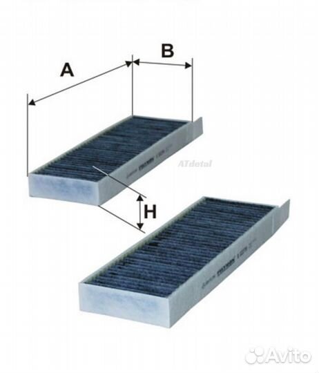 Фильтр салона citroen berlingo/С4/peugeot partner