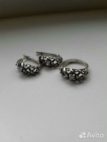 Комплект серебро 875 проба