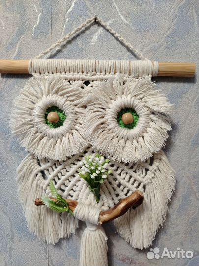 Макраме сова