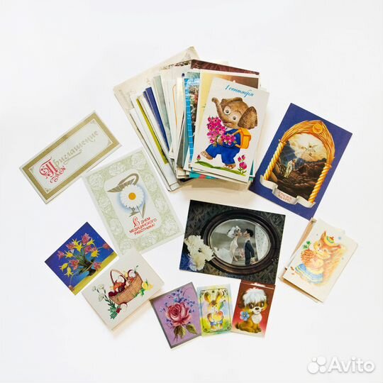 Открытки СССР чистые