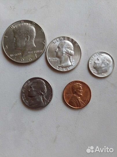 Набор американских монет Liberty whitman
