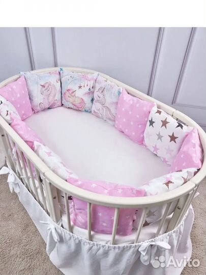 Бортики в кроватку детскую новые