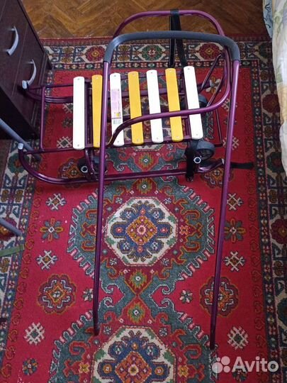 Санки с большими колесами