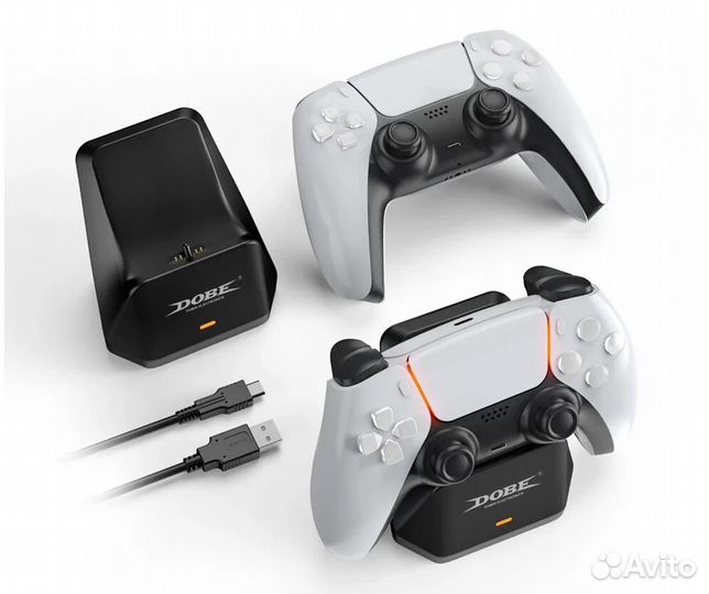 Зарядная станция PS 5 (Dobe, TP5-0586, с индикатор