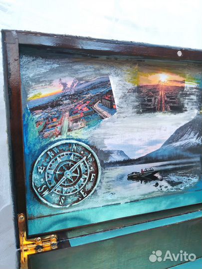 Шкатулка для украшений дерево, хранения, большая