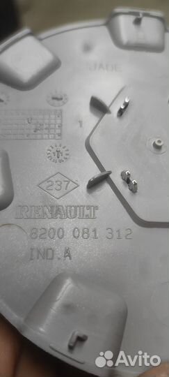 Новые.Оригинал.Renault.Колпачки литых дисков