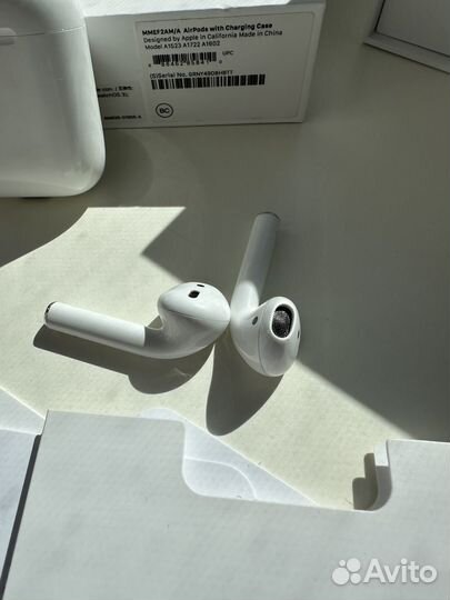 Наушники apple airpods