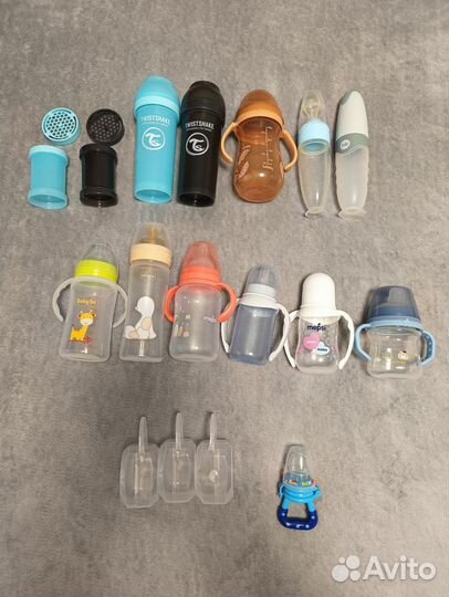 Бутылочки, поильники для малышей