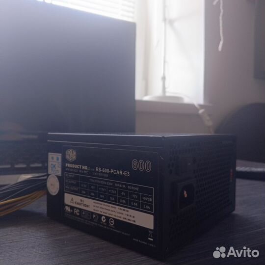 Блок питания 600w cooler master