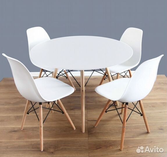 Стол eames белый D90