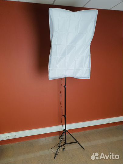 Софтбокс большой (60 Х 90) на 5 ламп + стойка