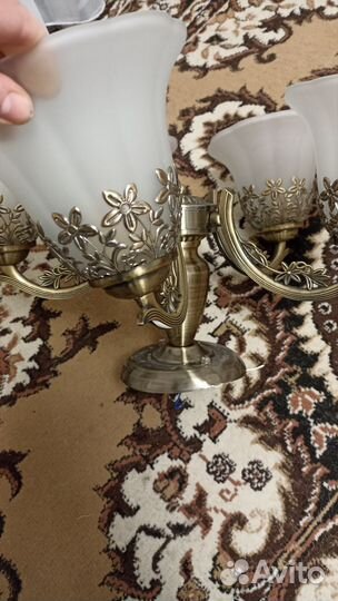 Люстра потолочная подвесная бу