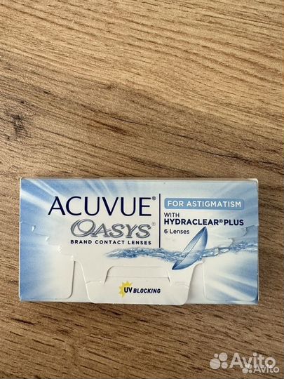 Линзы acuvue oasys astigmatism -1,75 -0,75/020/8,6