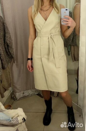 Кожаный сарафан