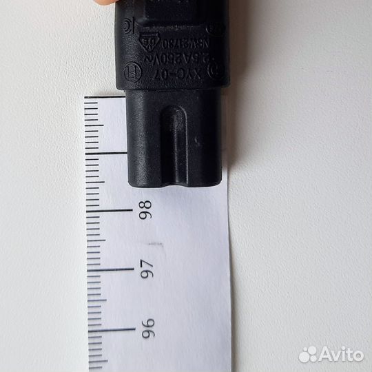 Сетевой шнур питания IEC C7 (2-pin) /DC, 1.5 м