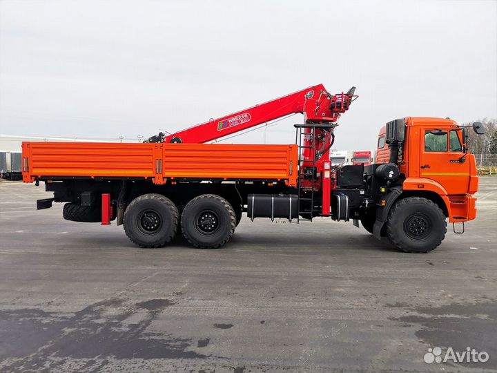 Бортовой грузовик КАМАЗ 43118-50 с КМУ Horyong, 2025