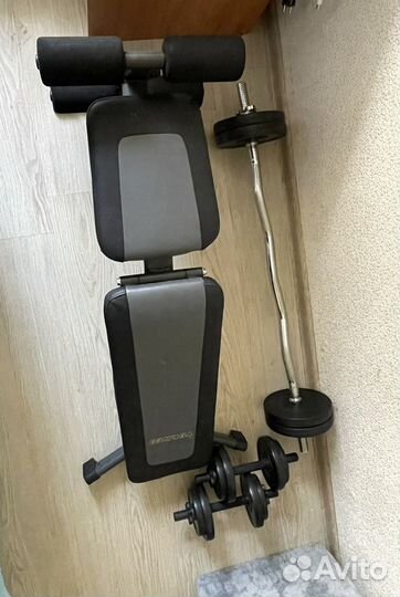 Скамья,штанга гриф блины бу