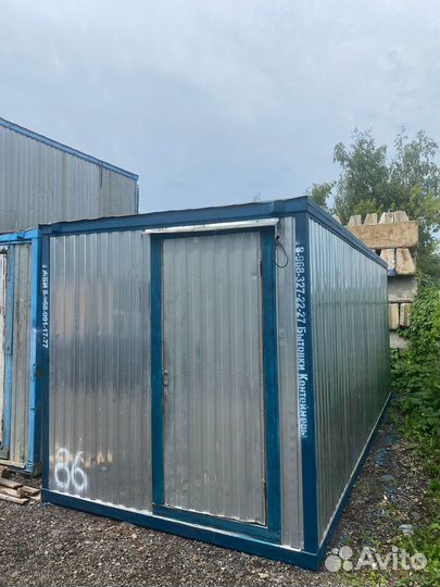 Бытовка металлическая 6х2,4 бу N 86