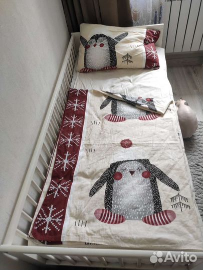 Детская кровать IKEA с матрасом