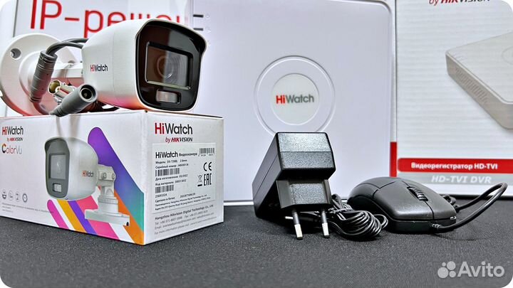 Видеонаблюдение. комплект ColorVu