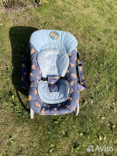 Детский шезлонг-качалка