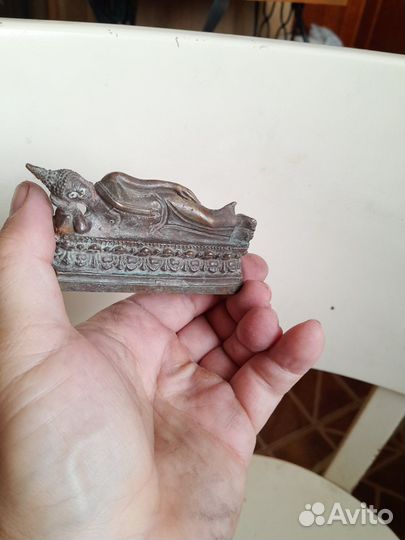 Будда,8 см бронза камбоджа буддизм фен шуй фен-шуй