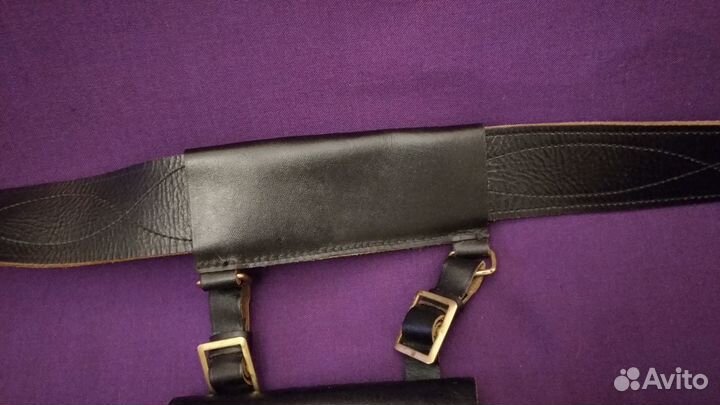 Ремень кожаный советский вмф