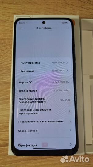 Xiaomi Redmi Note 11, 4/64 ГБ