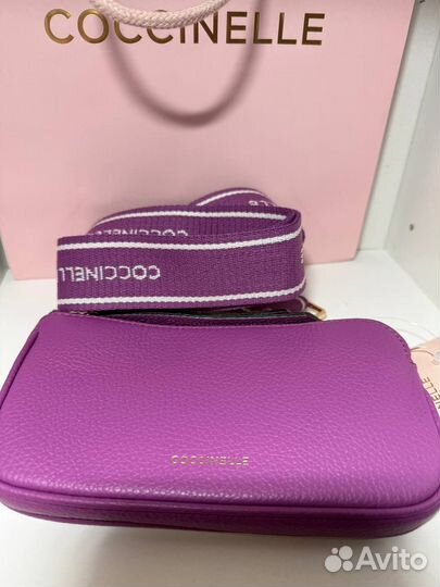 Сумка coccinelle для телефона и карт новая